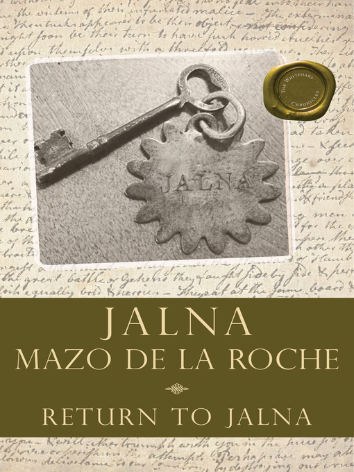 Title details for Return to Jalna by Mazo de la Roche - Available